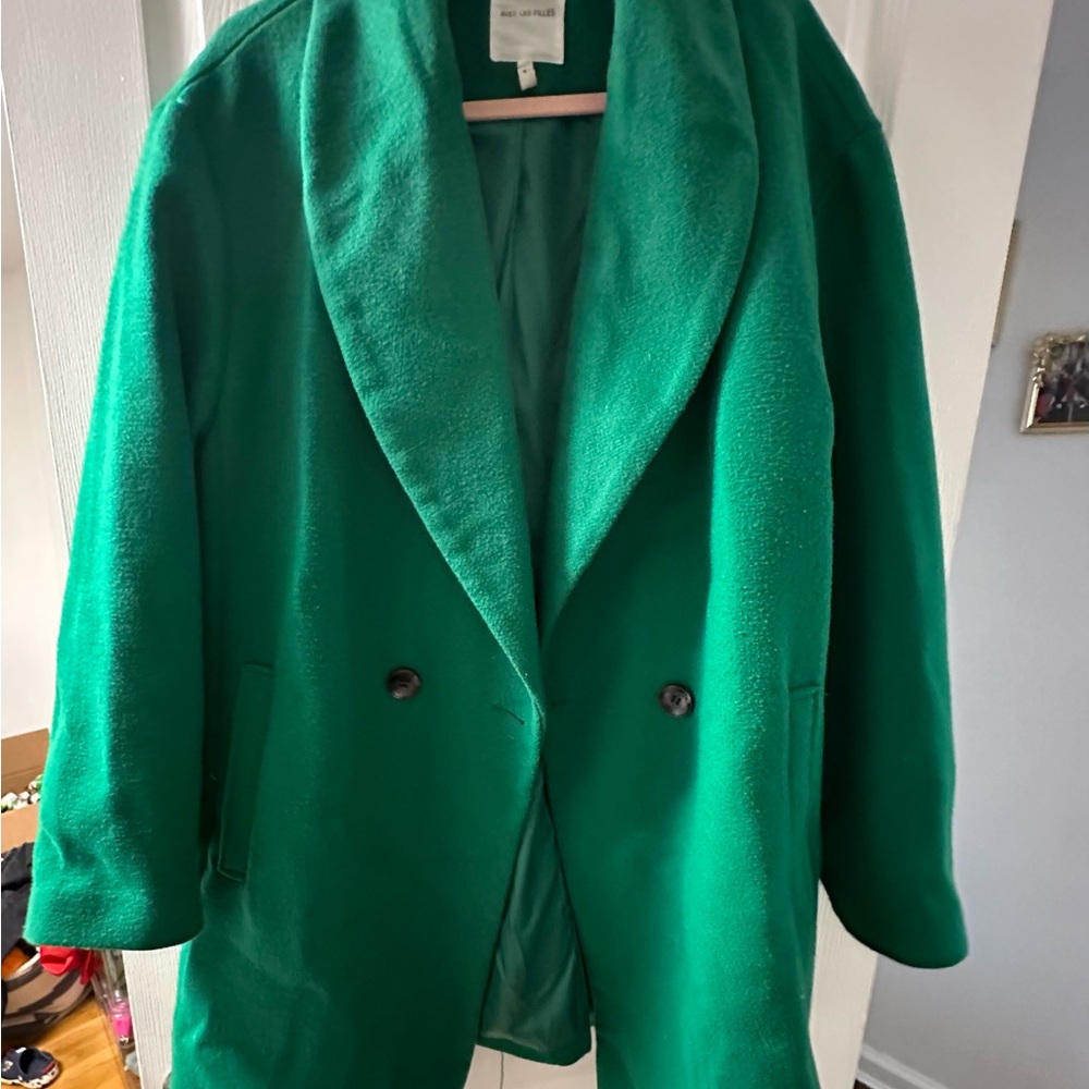 Avec Les Filles Emerald Pea Coat